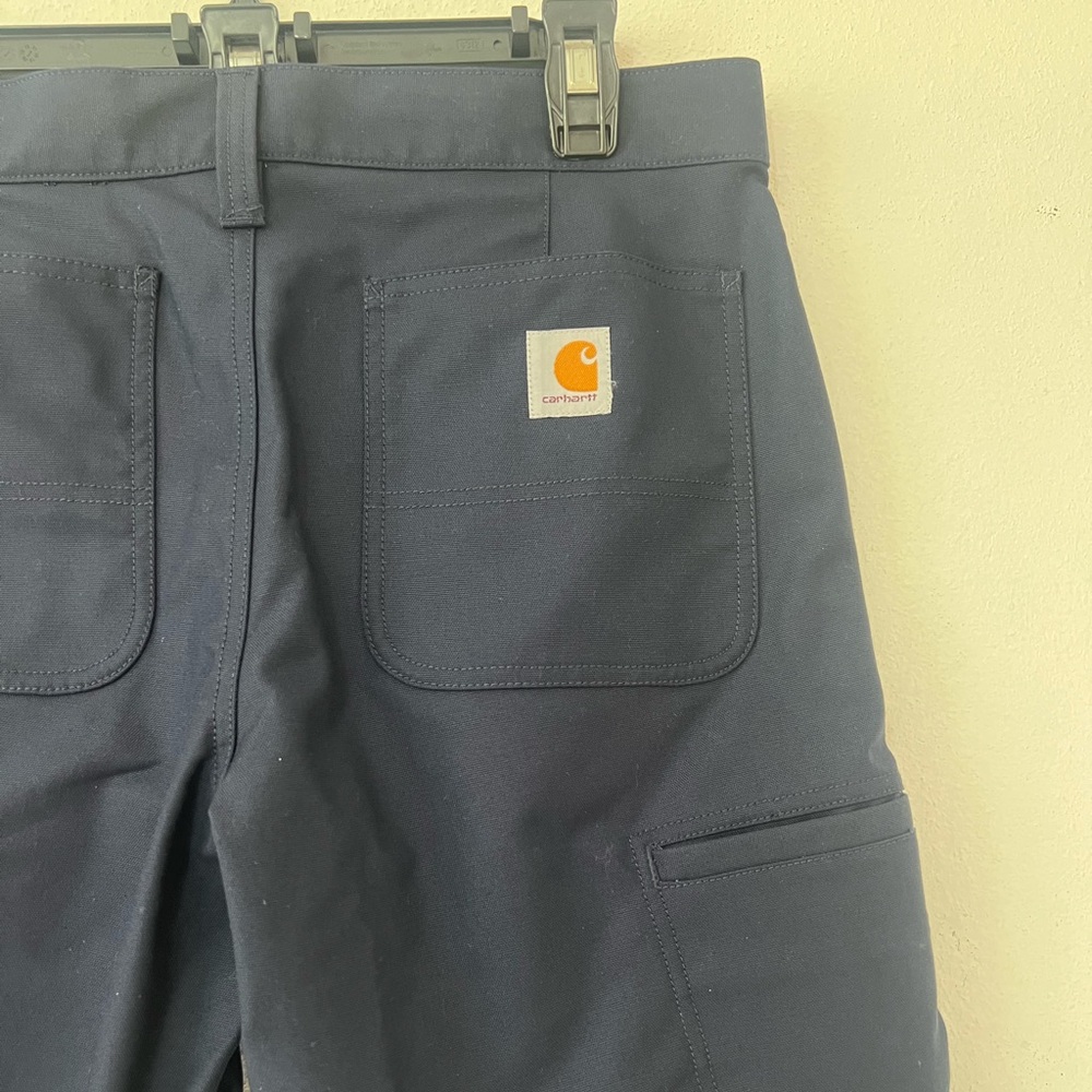 Carhartt Men’s Navy Size 30 Rugged Work Shorts Navy Blue Side Pocket
Inseam: 10” - Picture 2 of 16